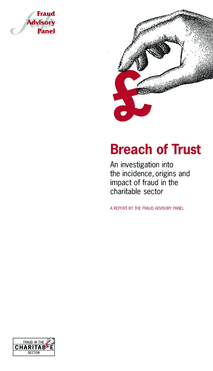Breach of trust fraud in charitable sector (summary) 2009 document cover
